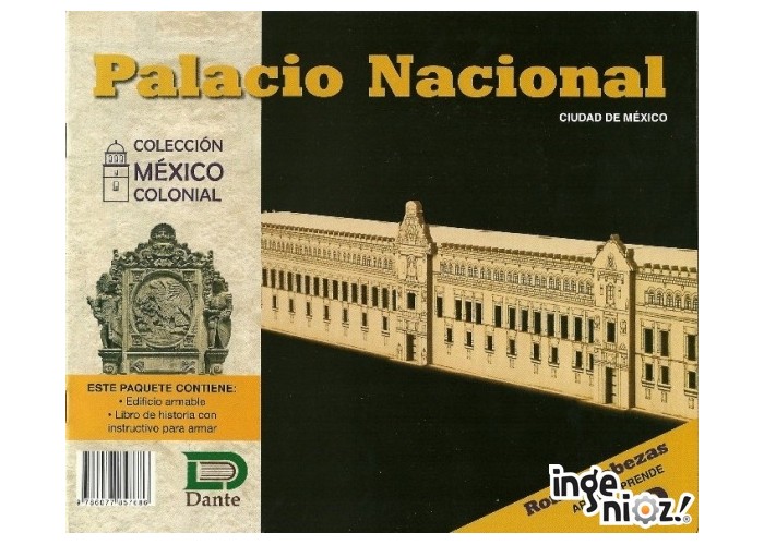 Libro c/rompecabezas 3D - Palacio Nacional, Dante
