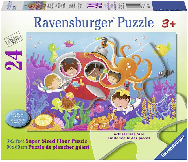 RC Deep Diving Friends Giant Puzzle Floor 24p. Ravensburger