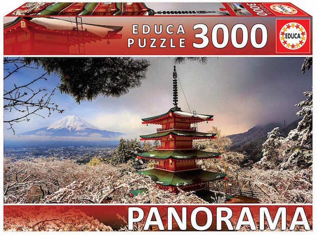 RC Monte Fuji y Pagoda, Chureito 3000p. Panorama Educa