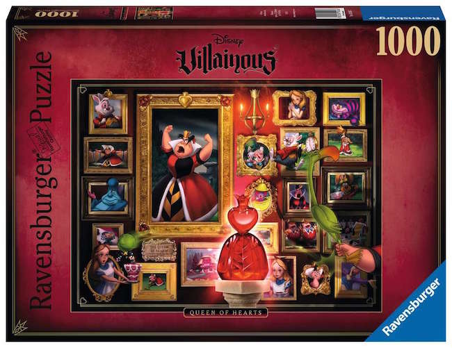 RC Disney Villanos, Reina de Corazones 1000p. Ravensburger