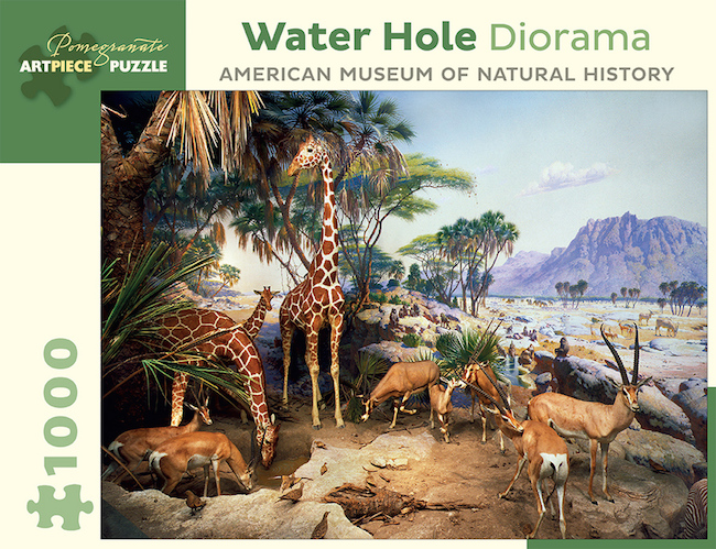 RC Water Hole Diorama, American Museum of Natural History 1000p. Pomegranate