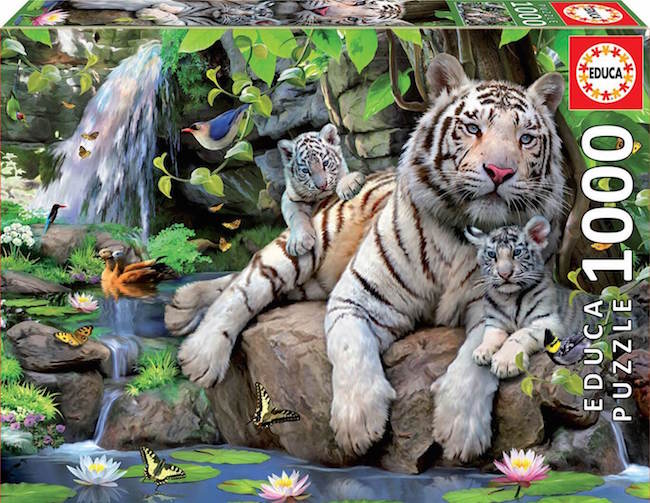 RC Tigres blancos de Bengala 1000p. Educa