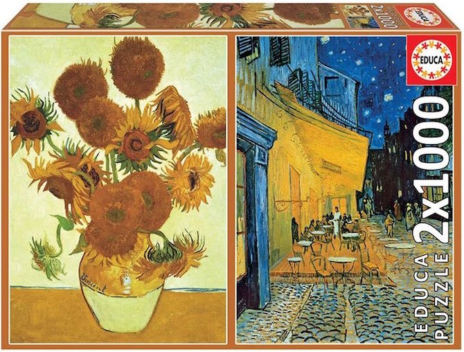 RC Girasoles y Terraza, Van Gogh 2x1000p. Educa