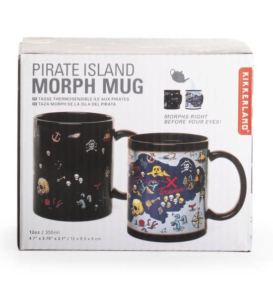 Pirate Island Morph Mug, Kikkerland