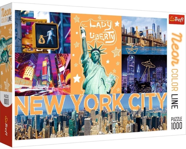 RC New York City - Neon Color Line 1000p. Trefl