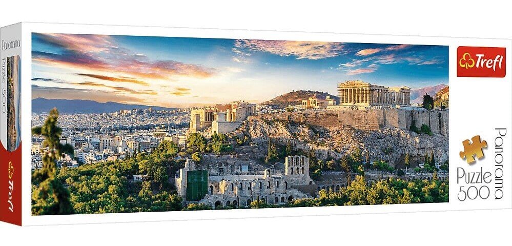 RC Acrópolis de Atenas, Grecia 500p. panorama Trefl