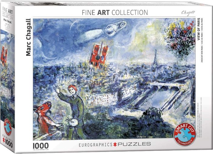 RC Chagall, View of Paris 1000p. Eurographics