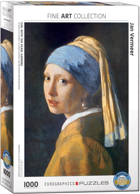 RC Jan Vermeer, Girl with the Pearl Earring 1000p. Eurographics