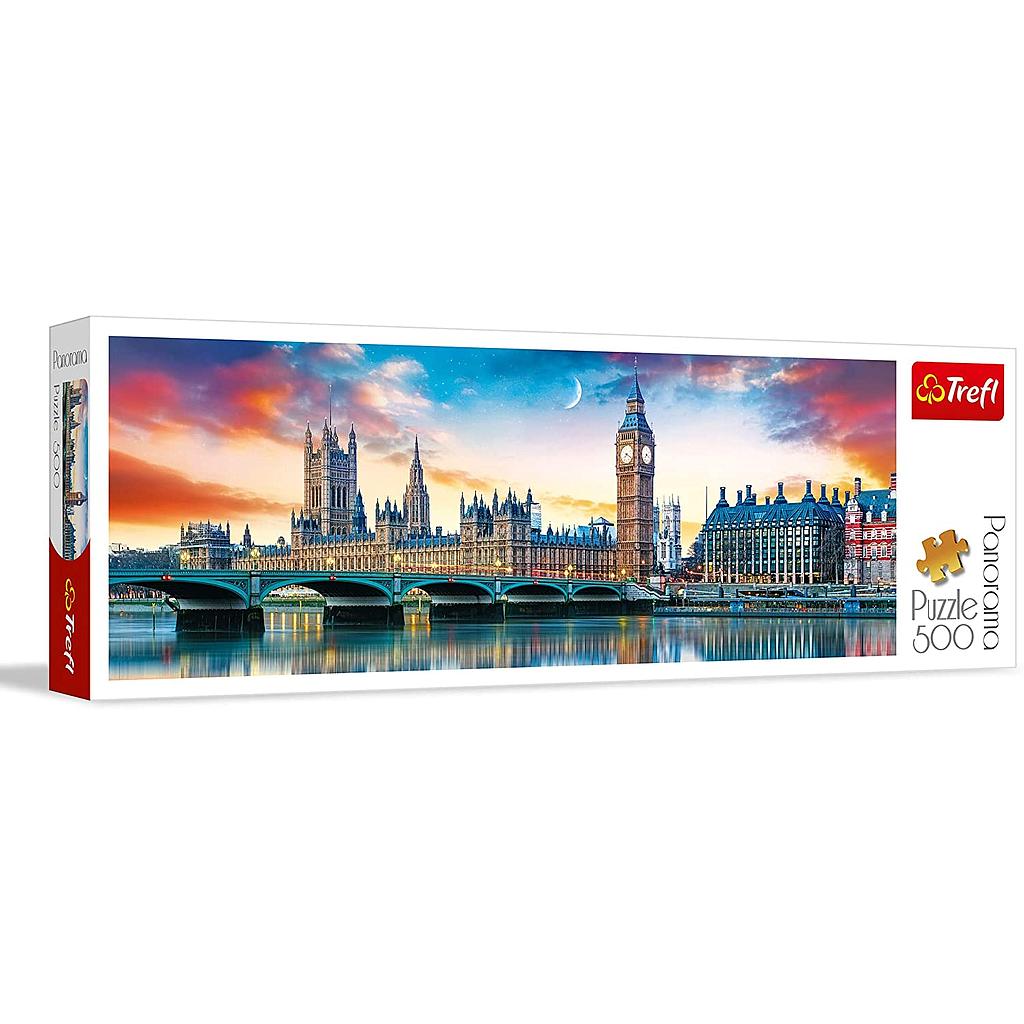 RC Big Ben y Palacio de Westminster, Londres 500p. panorama Trefl