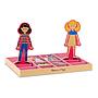 Abby & Emma Magnetic Wooden Dress-Up Dolls, Melissa & Doug