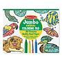 Block para colorear Jumbo - Animales, Melissa & Doug